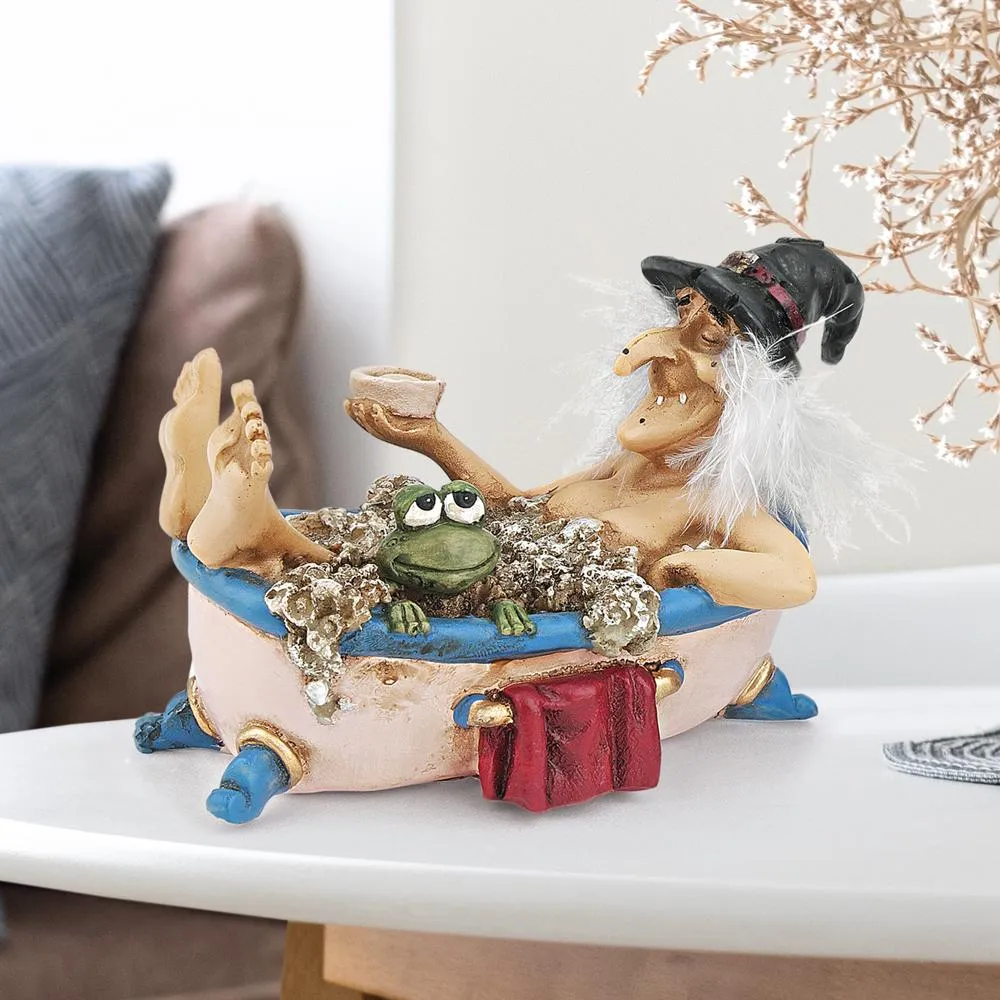 Cauldron of Beauty Bewitching Witches Statue