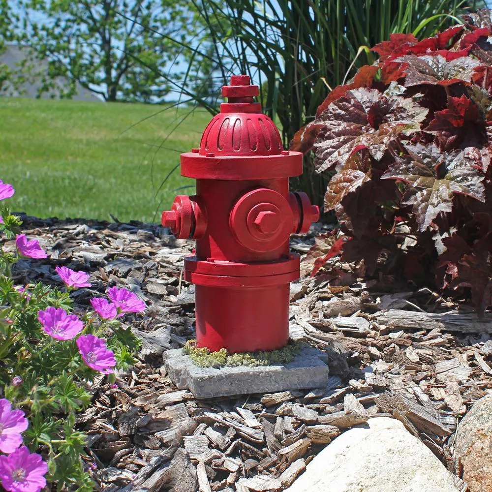 Dog's Second Best Friend Fire Hydrant Statue: Small