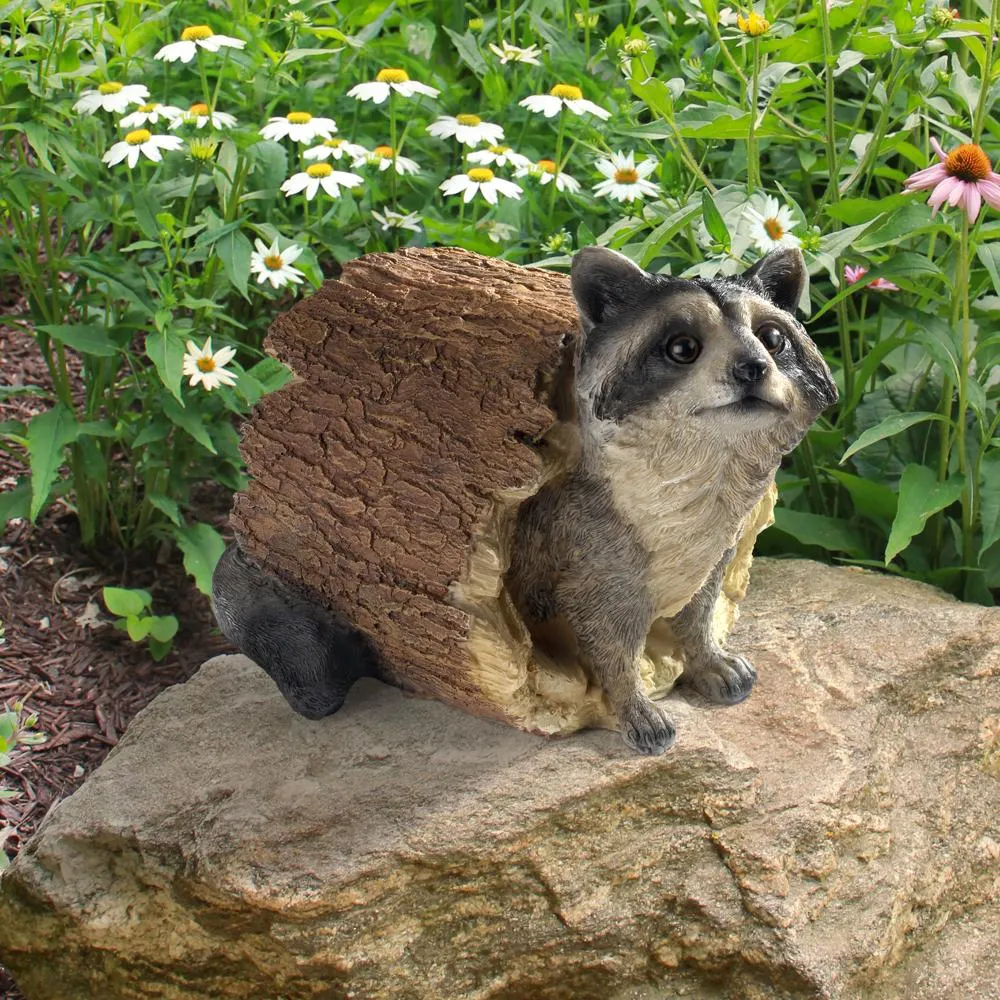 Bandit the Raccoon Garden Statue