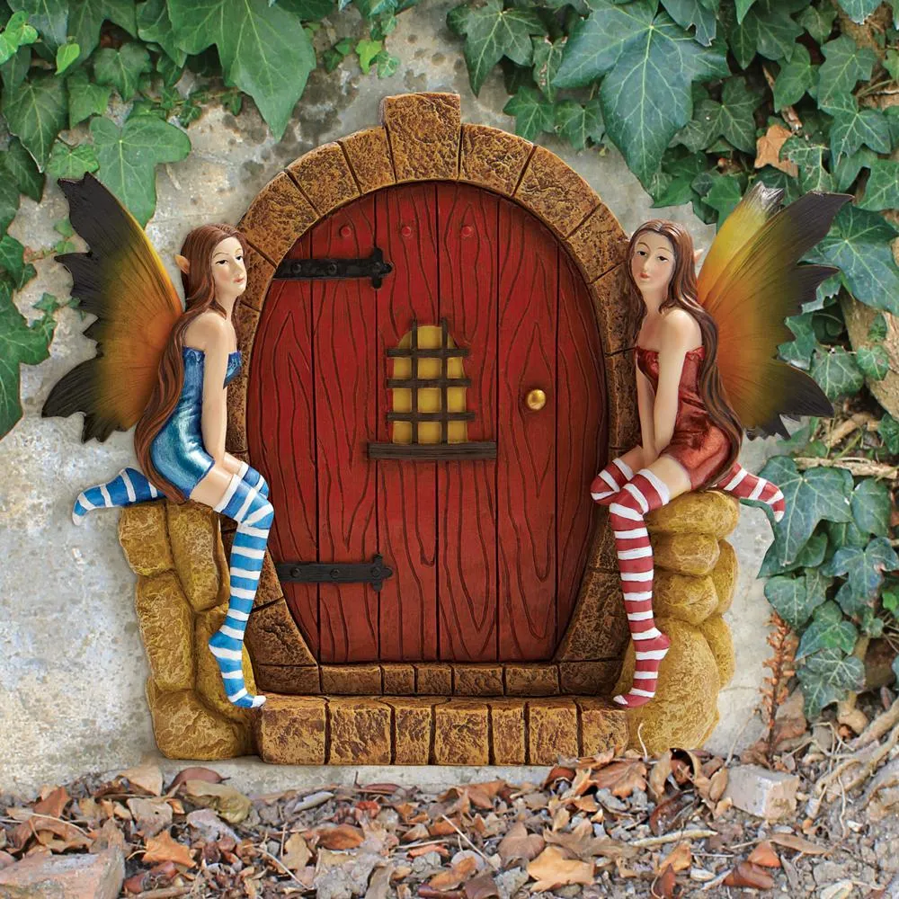 Enchanted Portal Fairy Door Wall Sculpture