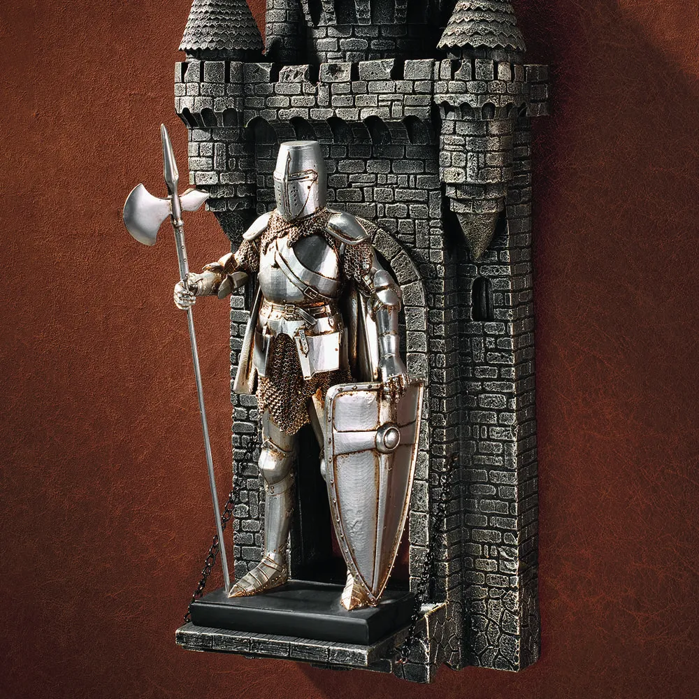 Medieval Nuremberg Castle Guard Gothic Knight Statue