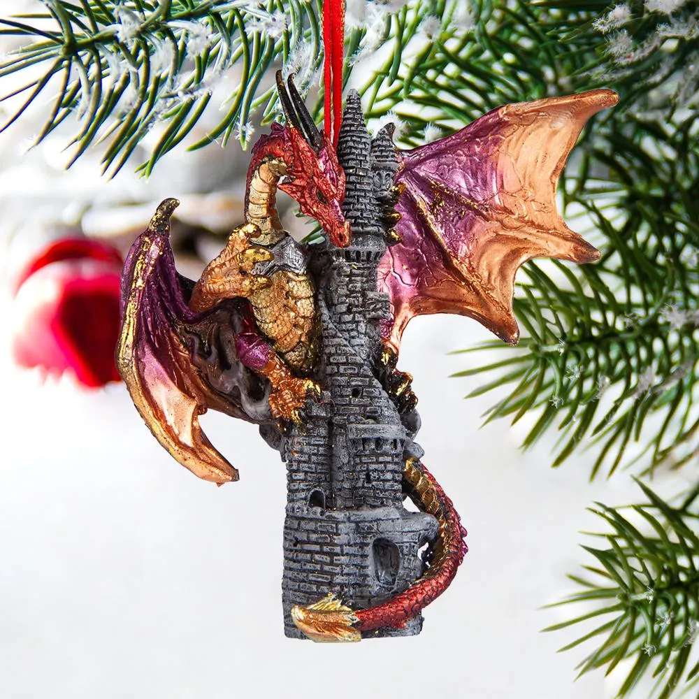 Zanzibar the Gothic Dragon Holiday Ornament: Each