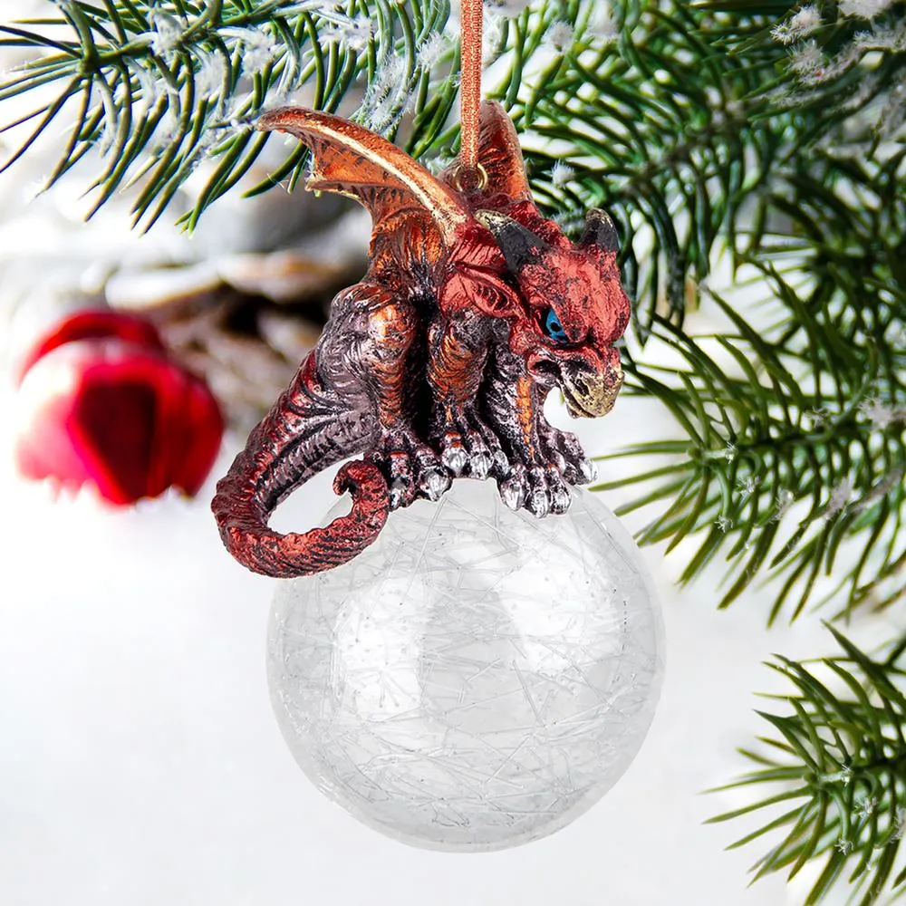 The Pensive Percher Dragon 2018 Collectible Holiday Ornament