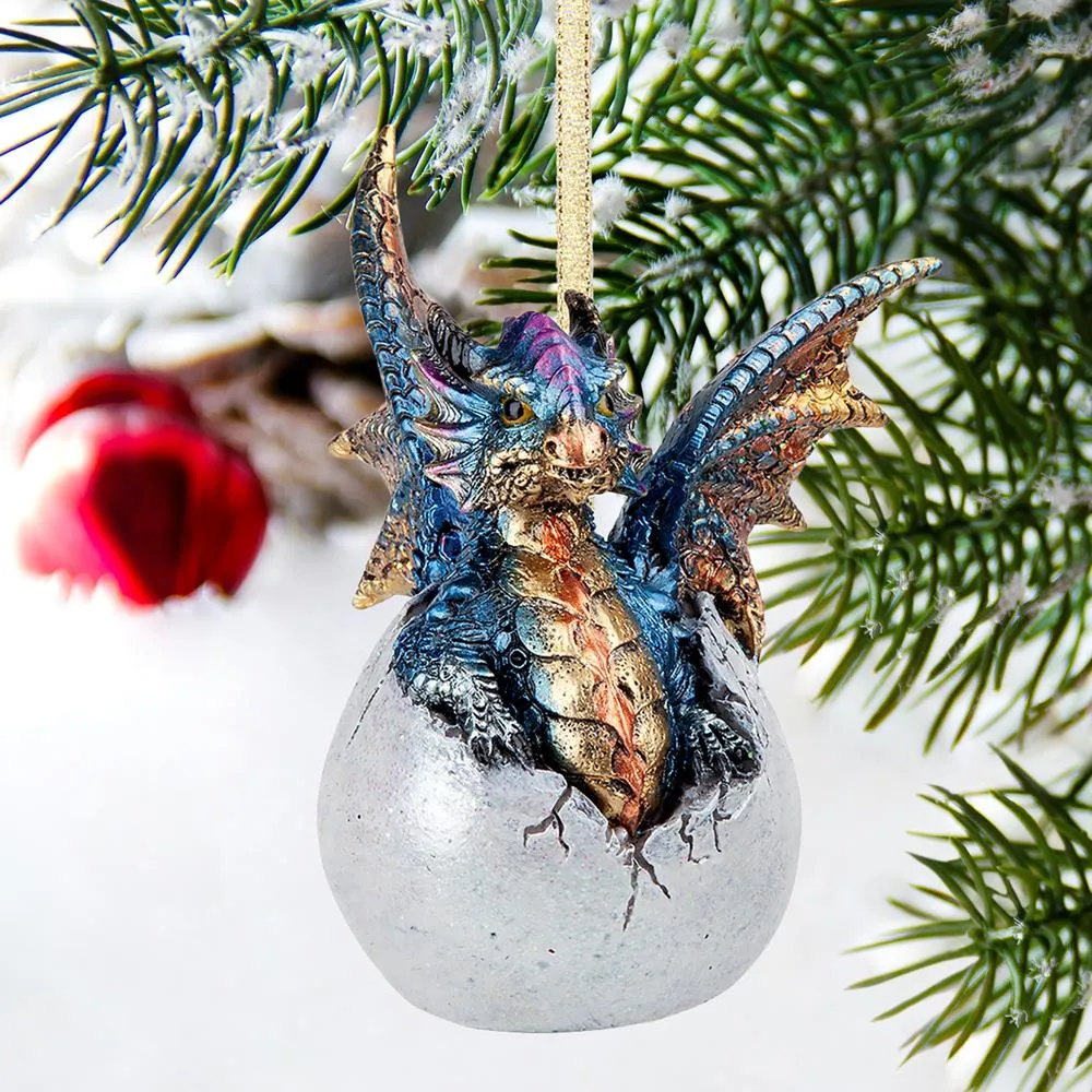 Hard Boiled Dragon Hatchling Holiday Ornament: Each