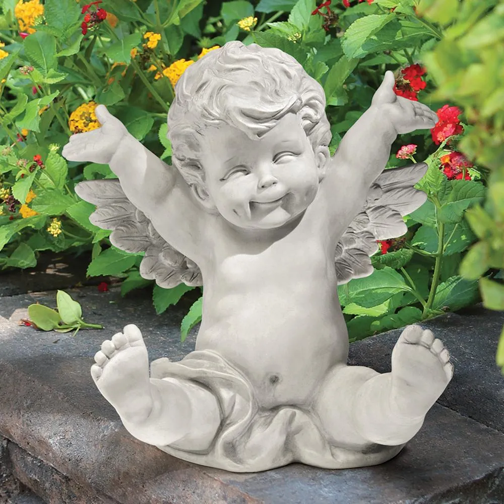 Topsy the Tumbling Cherub Statue
