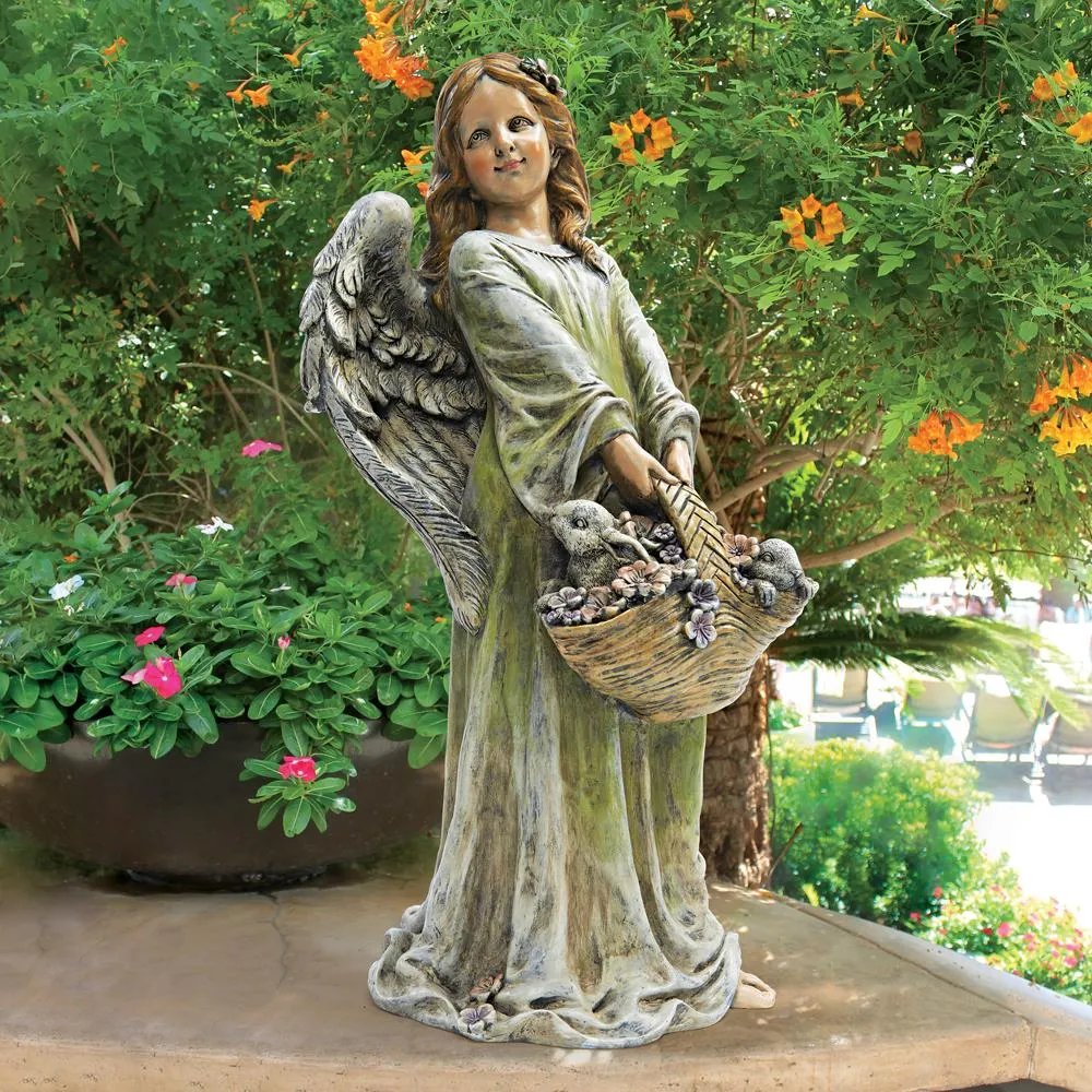 Joy the Flower Angel Statue