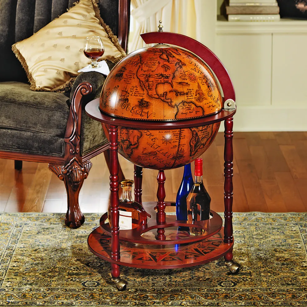 Sixteenth-Century Italian Replica Globe Bar