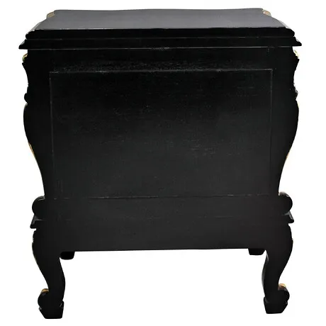 Viennese Rococo Mahogany Nightstand Side Table