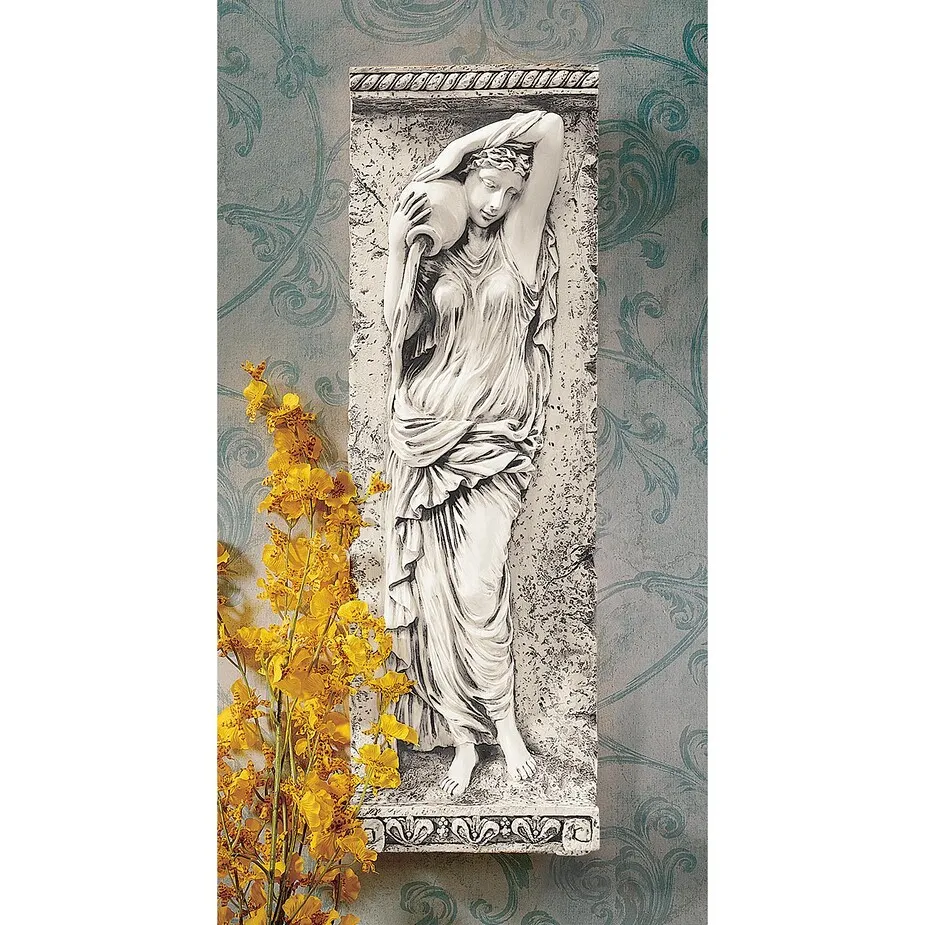 Water Maidens Frieze Wall Sculpture: Dordogne