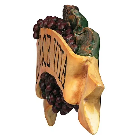 La Dolce Vita Italian Sign Grape Wall Sculpture