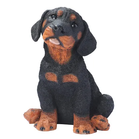 Rottweiler Puppy Dog Statue