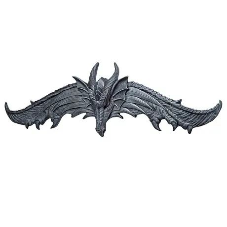 Hardwick Dragon Sculptural Wall Pediment: Each
