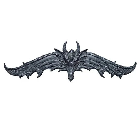Hardwick Dragon Sculptural Wall Pediment: Each