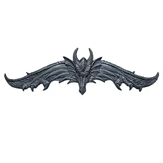 Hardwick Dragon Sculptural Wall Pediment: Each