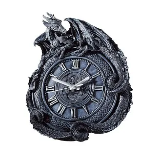 Penhurst Dragon Sculptural Wall Clock