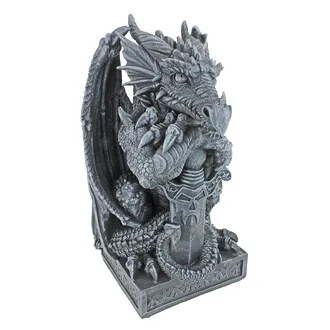 Sword the Arthurian Dragon Statue