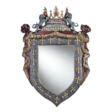 Chateau Saint Roche Sculptural Wall Mirror