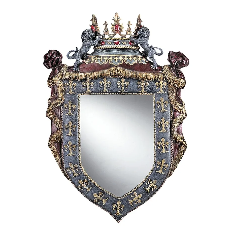 Chateau Saint Roche Sculptural Wall Mirror