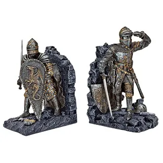 Arthurian Knights Medieval Bookends
