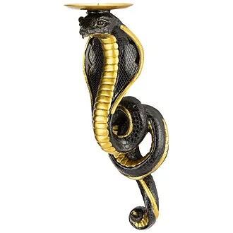 Renenutet Egyptian Cobra Goddess Wall Sconces