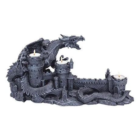The Dragon's Wrath Sculptural Candle Holder