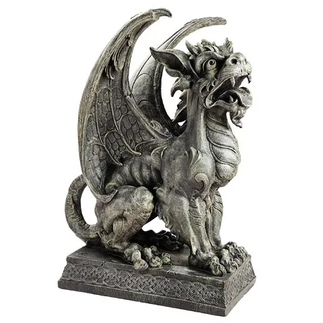 Saint Ambrose Gate Gargoyle Sentinel Statue: Argos