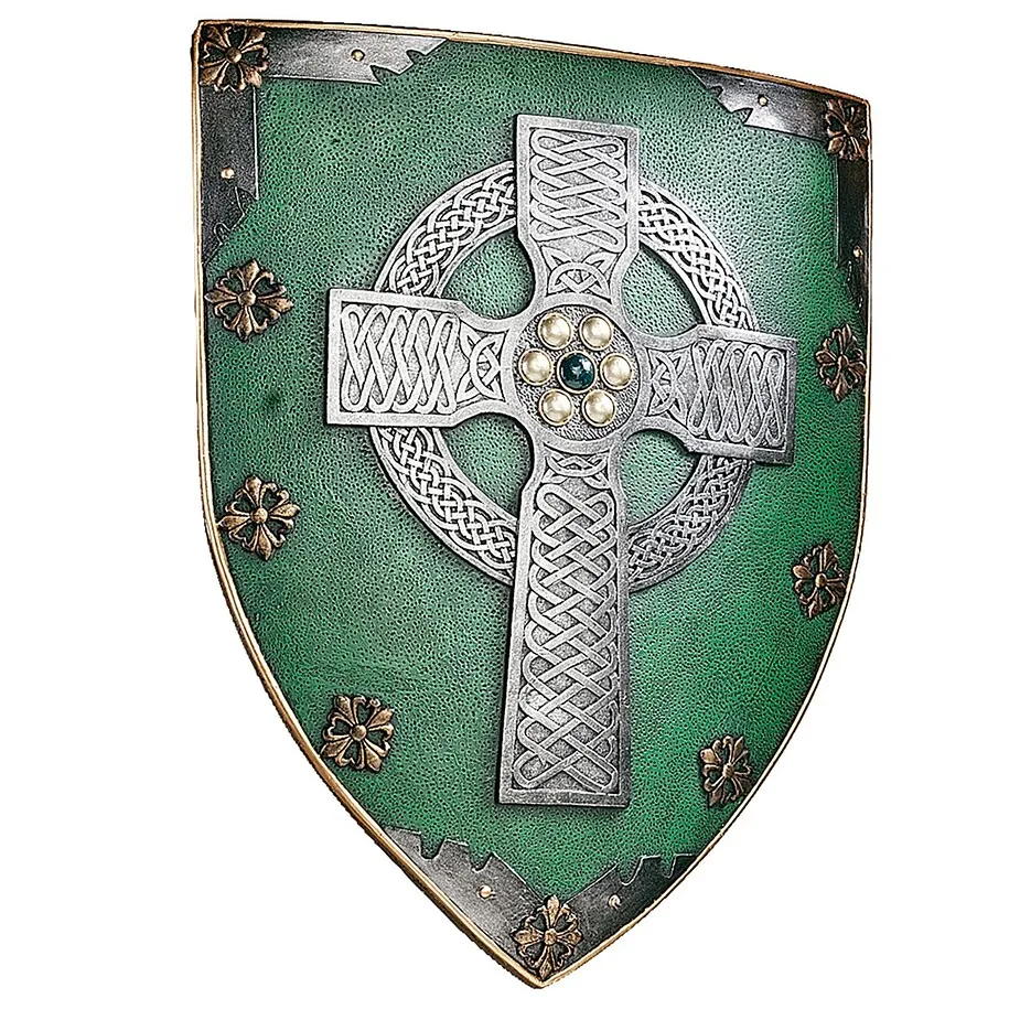 Celtic Warriors Sculptural Wall Shield: Each