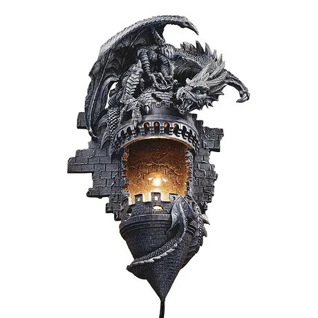 Dragon's Castle Lair Illumimated Wall Sconce