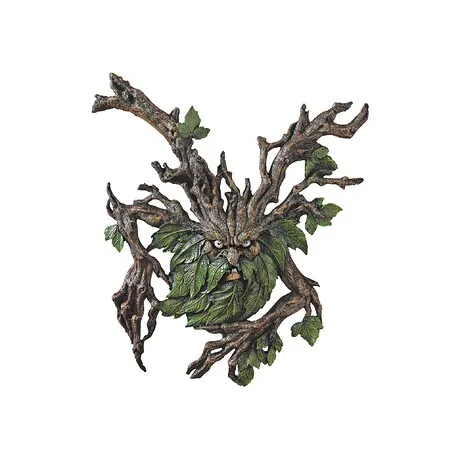 Crotchety Crank Tree Ent Greenman Wall Sculpture