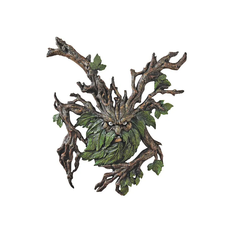 Crotchety Crank Tree Ent Greenman Wall Sculpture