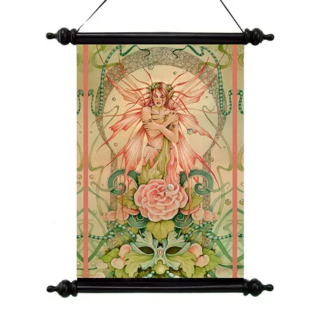 The Fairy Muse Canvas Wall Scroll