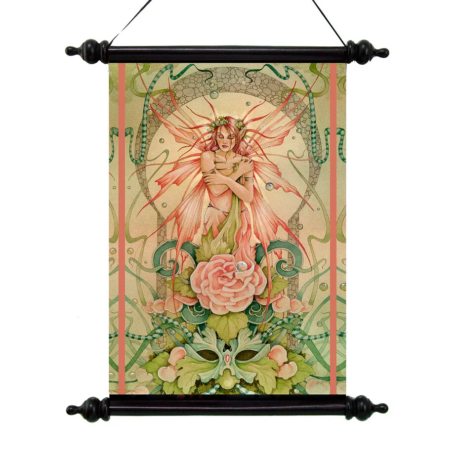 The Fairy Muse Canvas Wall Scroll