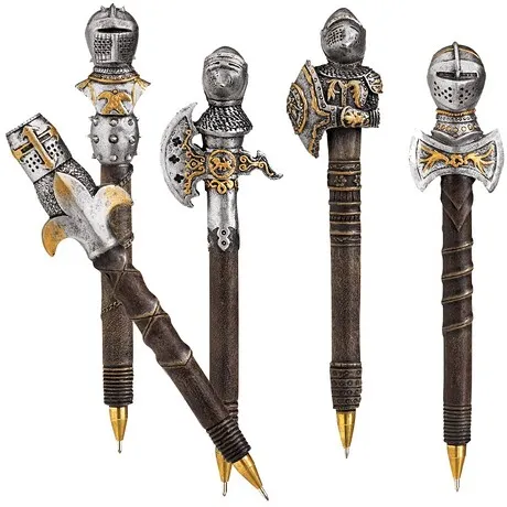 Knights of the Realm Battle Armor Pens: Set of Five