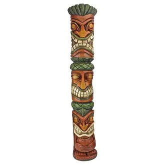 Aloha Hawaii Tiki Sculpture: Moai Haku Pani