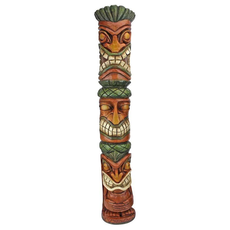 Aloha Hawaii Tiki Sculpture: Moai Haku Pani