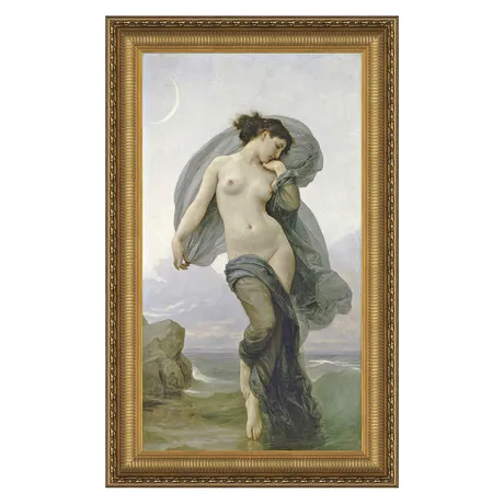 Evening Mood Framed Canvas Replica Painting: Small