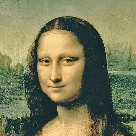 Mona Lisa Framed Canvas Replica Painting: Grande