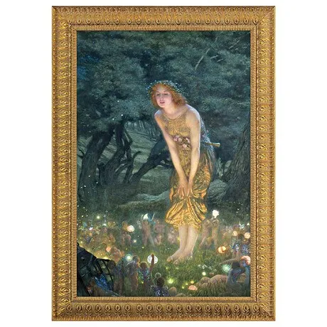 Midsummer Eve Framed Canvas Replica Painting: Large