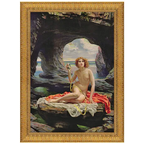 At Low Tide Framed Canvas Replica Painting: Large