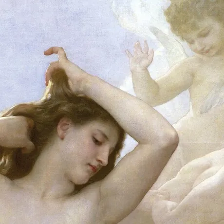 La Naissance de Venus Framed Canvas Replica Painting: Large
