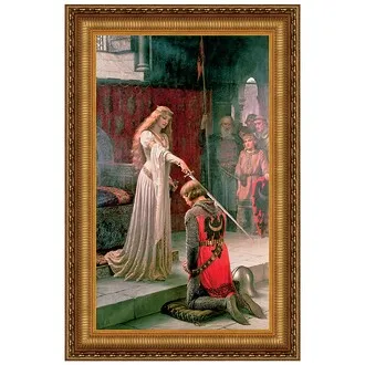 The Accolade Framed Canvas Replica Painting: Grande
