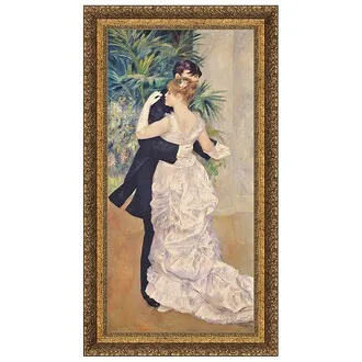 La Danse a la Ville Framed Canvas Replica Painting: Medium
