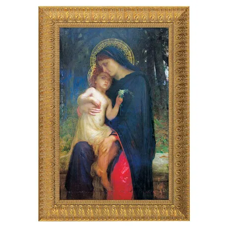L'Addolorata Framed Canvas Replica Painting: Grande