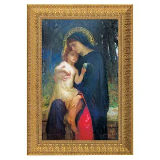 L'Addolorata Framed Canvas Replica Painting: Grande
