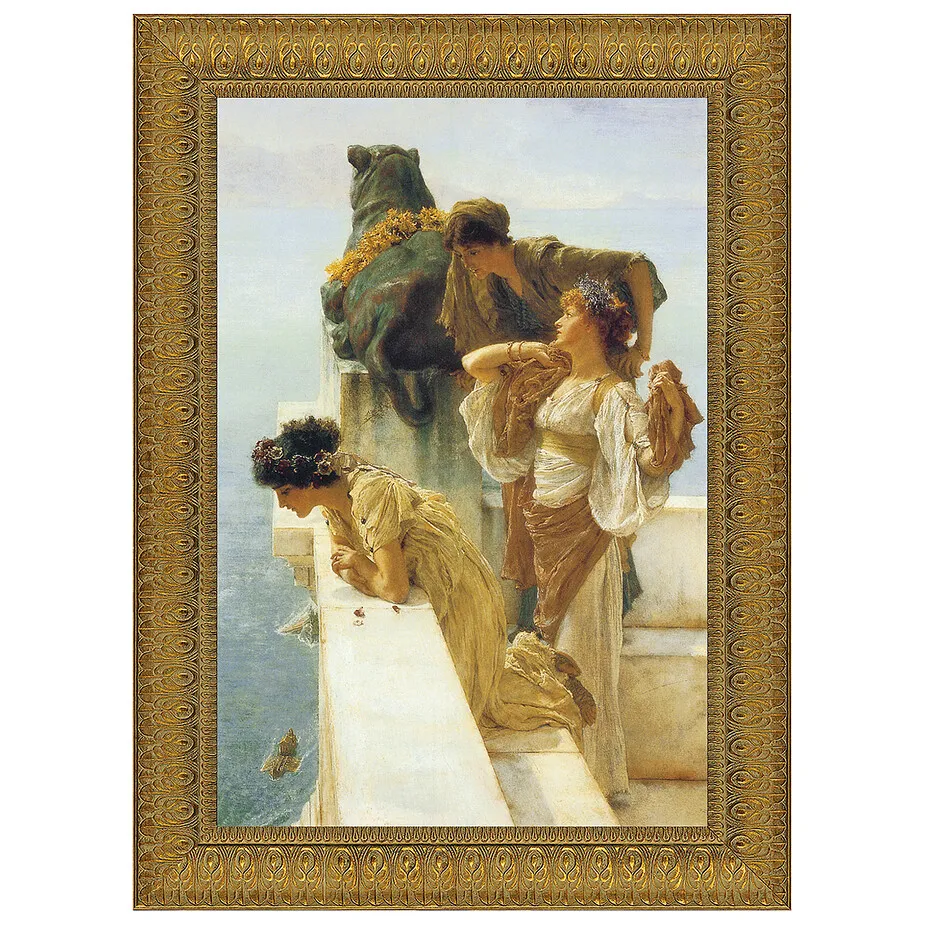 A Coign of Vantage Framed Canvas Replica Painting: Large