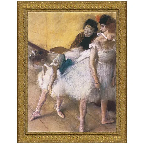 Before the Rehearsal Framed Canvas Replica Painting: Grande