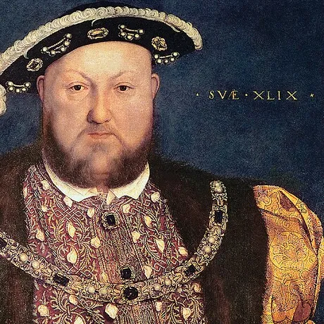 Henry VIII Framed Canvas Replica Painting: Grande