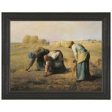 The Gleaners Framed Canvas Replica Painting: Medium