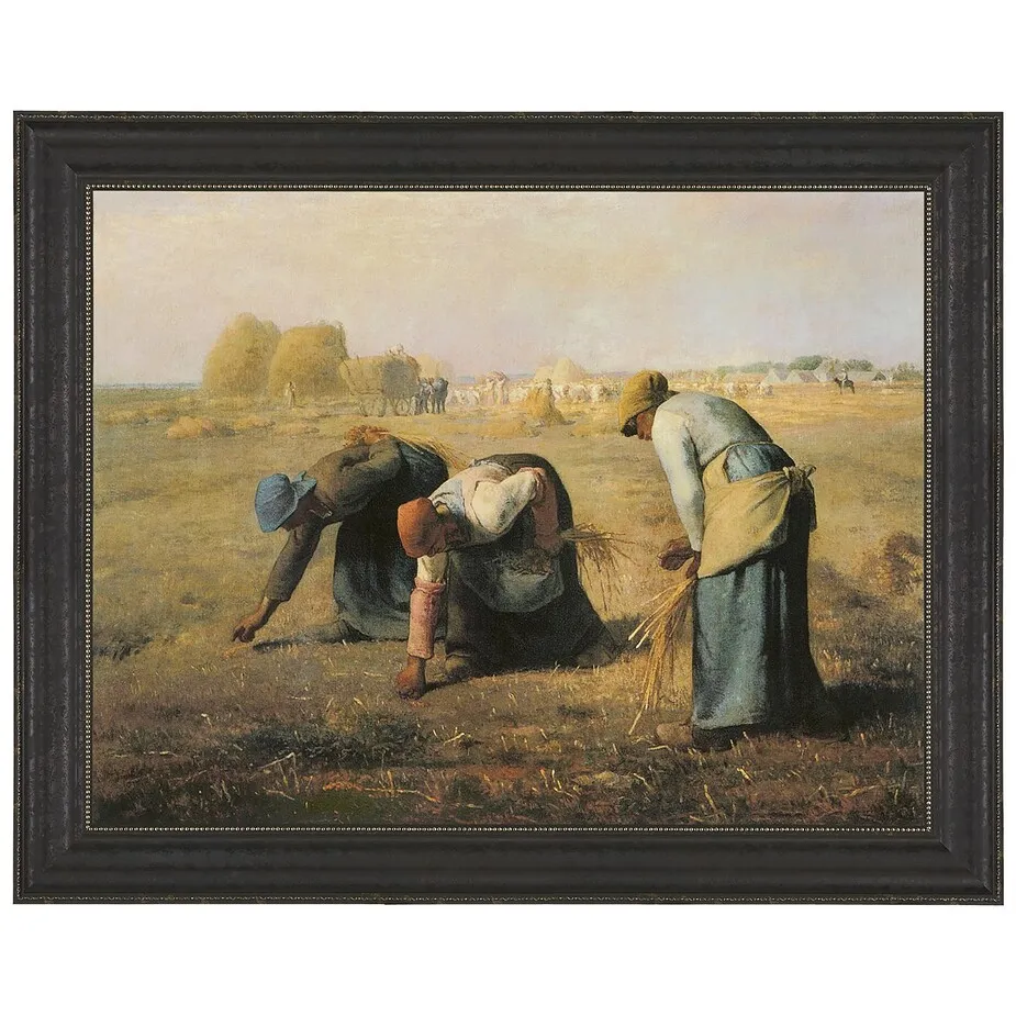 The Gleaners Framed Canvas Replica Painting: Large