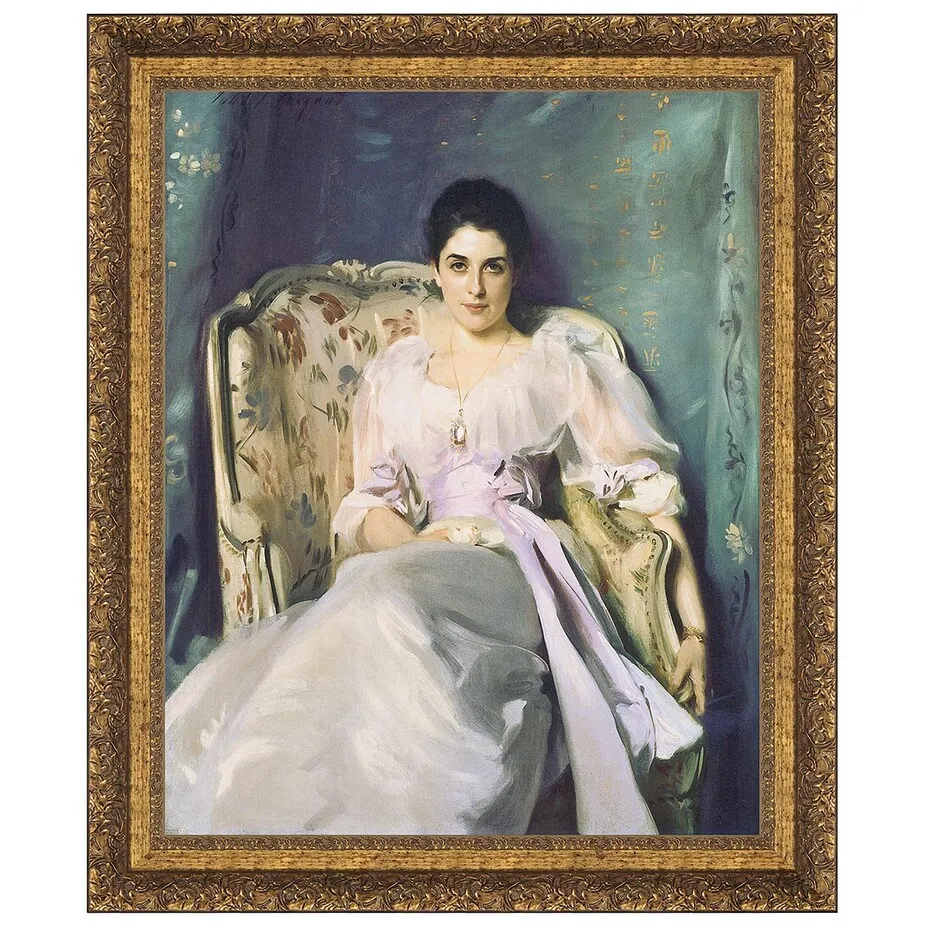 Lady Agnew of Lochnaw Framed Canvas Replica Painting: Large